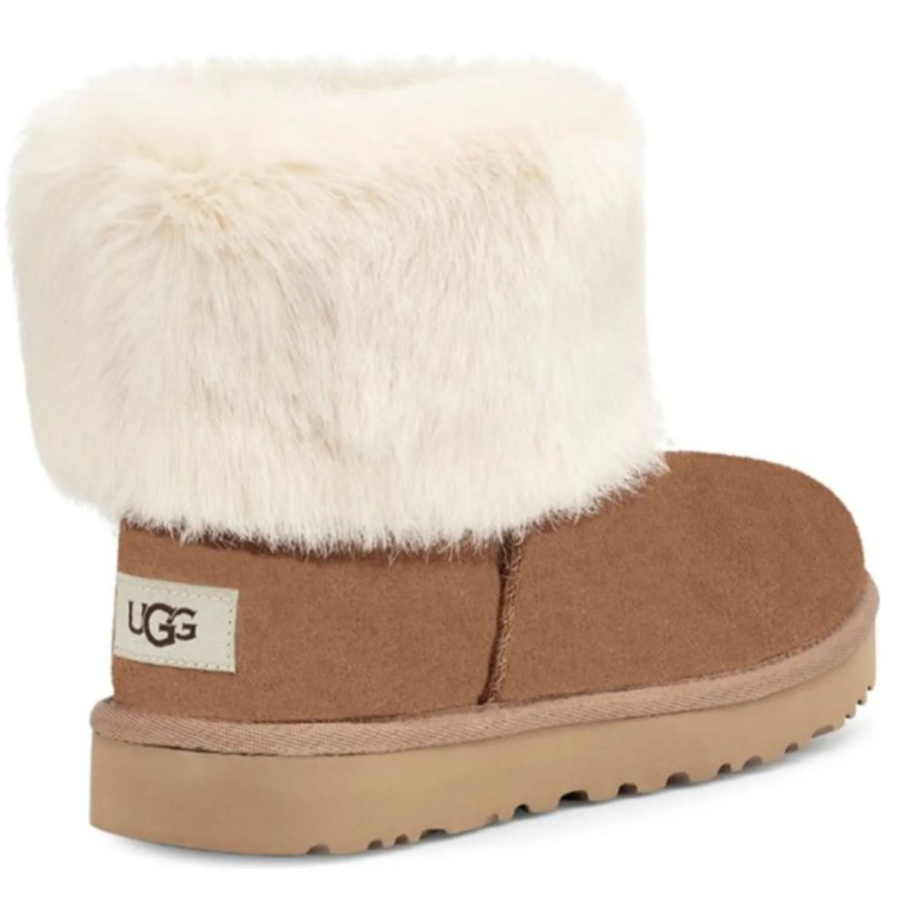 UGG: Mini Blakeley Faux Fur Trimmed Boot